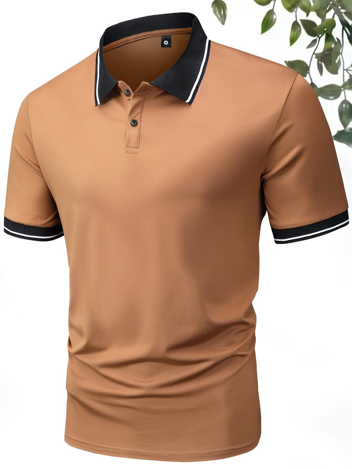 3Pcs Breathable Regular Fit Golf Shirt, Men??s Casual V-Neck T-Shirt Short Sleeve For Summer, Men??s Clothing - Image 10