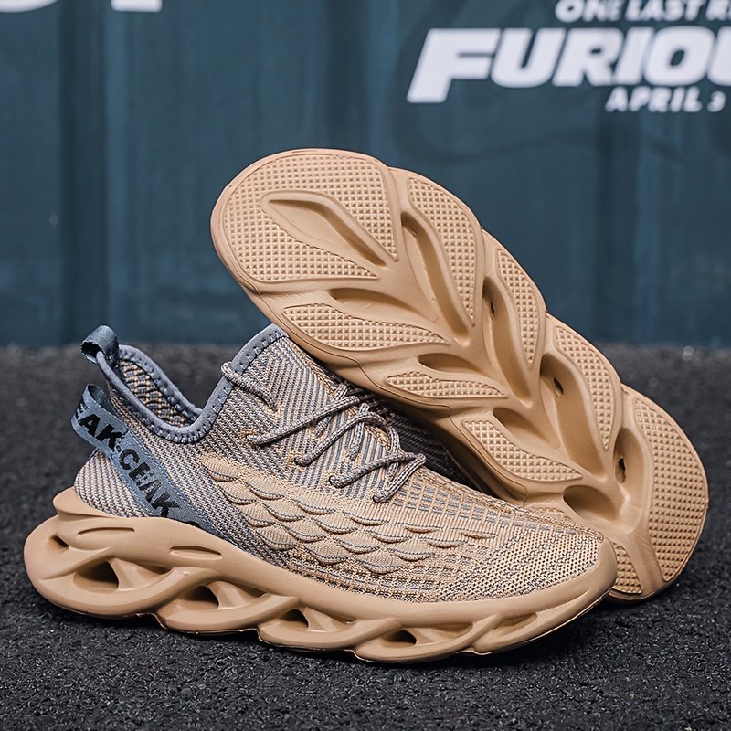 Men??s Blade Sneakers, Breathable Shock Absorption Running Shoes Lightweight Non-Slip Shoes For Jogging Tennis Gym, Walking Sneakers, Athletic Shoes - Image 14