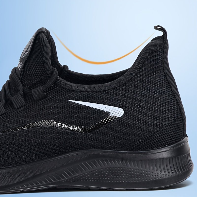 Men??s Slip-on Sneakers With Shoelaces ?C Odor-resistant Athletic Shoes ?C Lightweight And Breathable - Image 9
