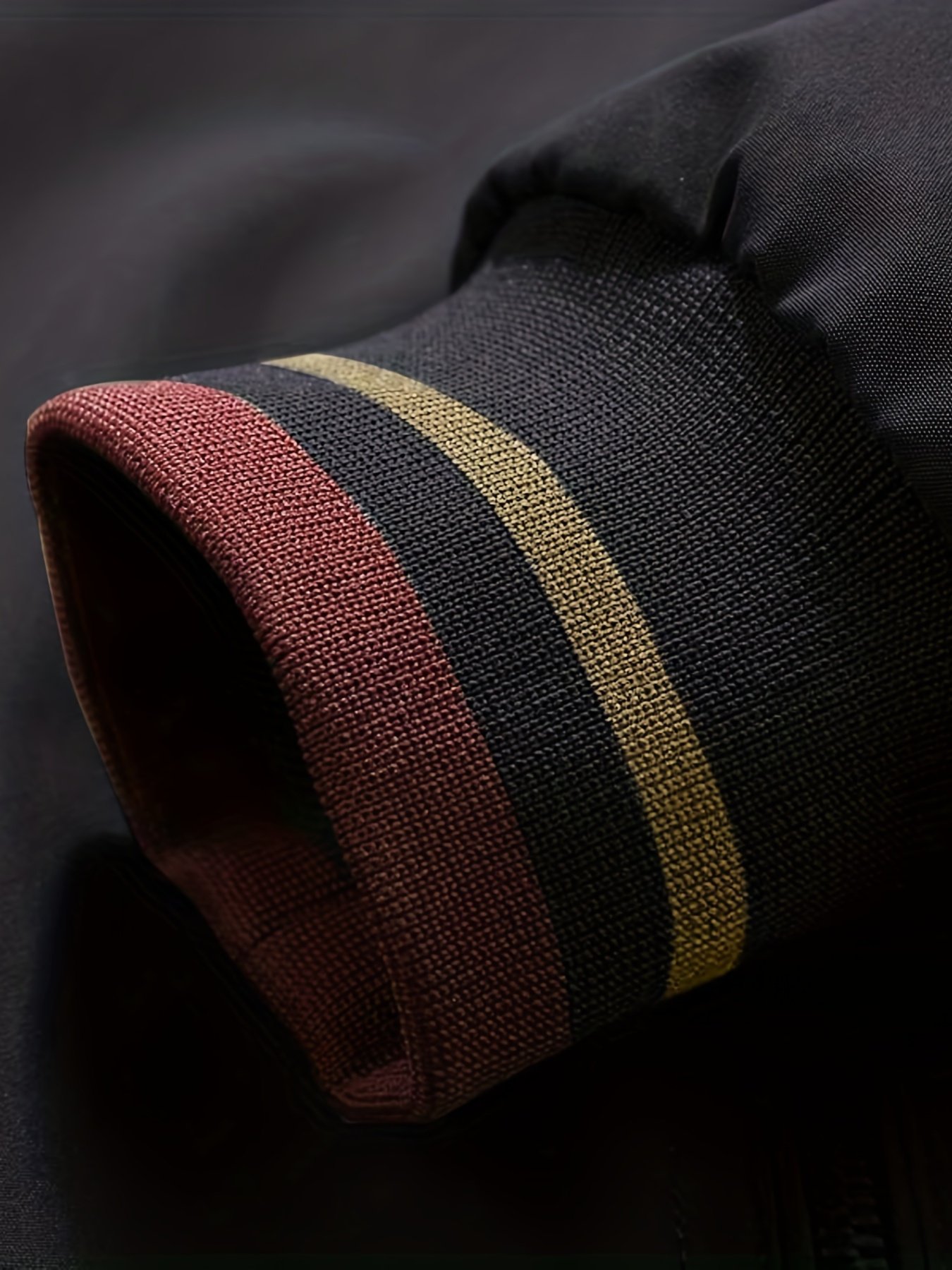 Men??s Sports Jacket Coat Lapel Zipper Pockets Windproof Ribbed Cuff Coat For Daily Wear - Image 6