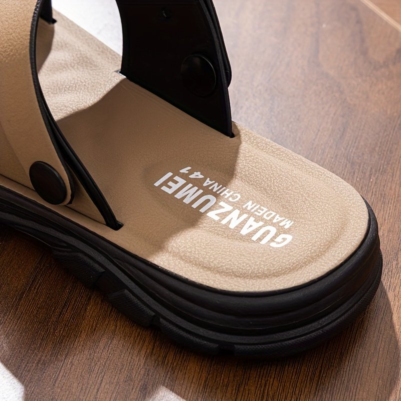 Men??s Alphabet Design Casual Dual-Purpose Sandals Slippers, Non-Slip Beach Shoes For Summer Outdoor - Image 11