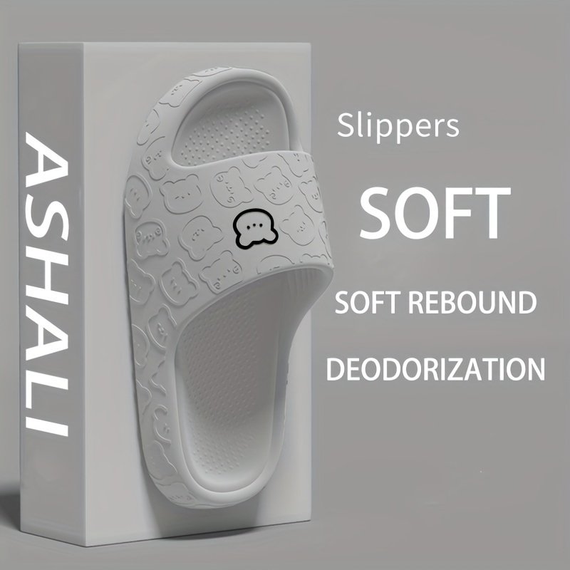 Unisex Open Toe Breathable Soft Sole Slippers, Comfy Non Slip Casual EVA Slides For Men??s & Women??s Indoor Outdoor Activities - Image 4