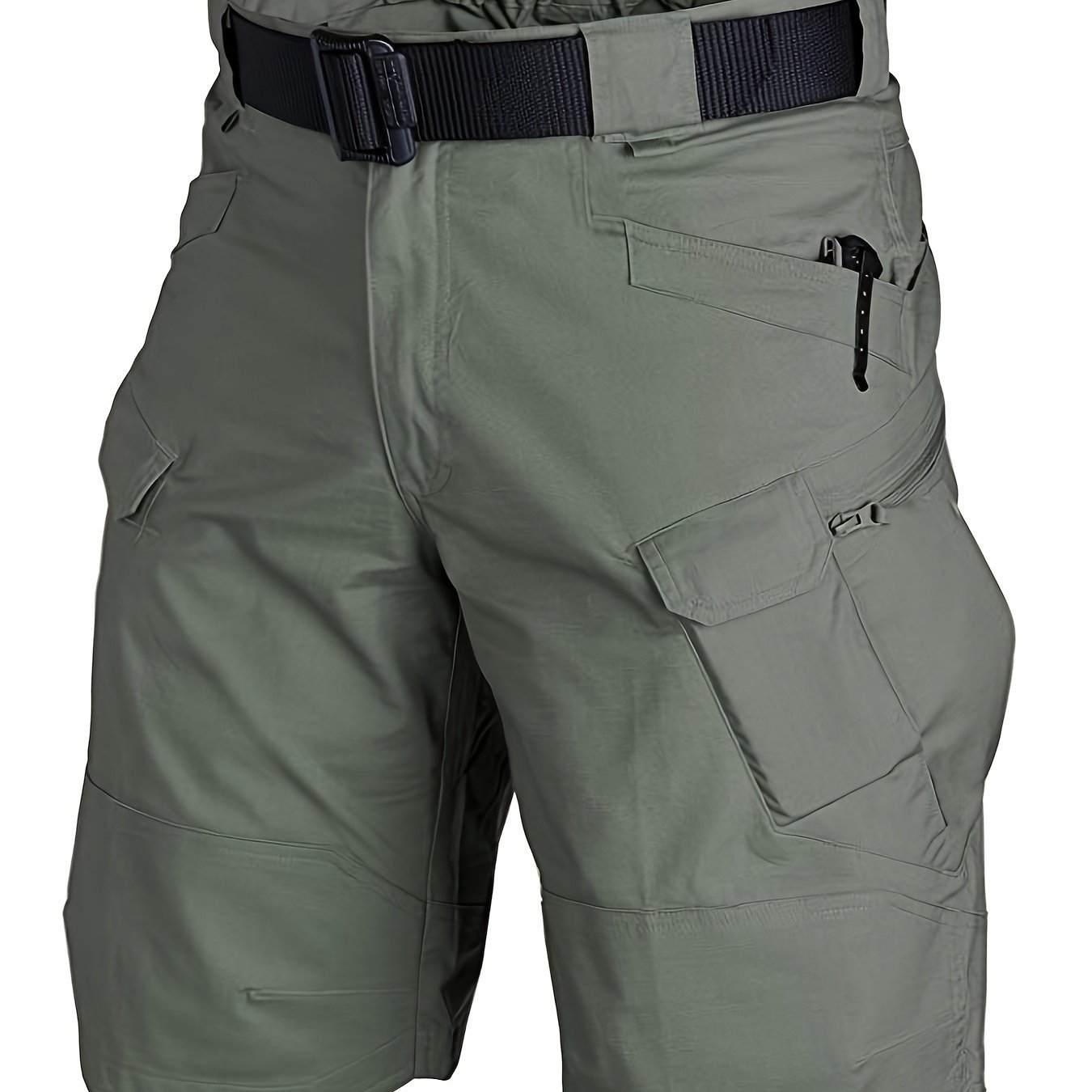 Men??s Multi-Pocket Tactical Shorts Multi-Purpose Cargo Shorts Outdoor Waterproof Hiking Track Shorts ( Larger Size Recommended) - Image 3