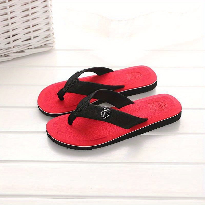 Men??s Trendy Lightweight Portable Flip Flops, Comfy Non Slip Casual EVA Thong Sandals For Men??s Outdoor Activities - Image 5