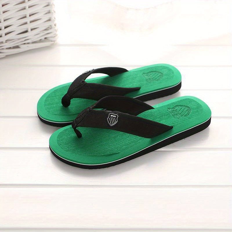 Men??s Trendy Lightweight Portable Flip Flops, Comfy Non Slip Casual EVA Thong Sandals For Men??s Outdoor Activities - Image 4