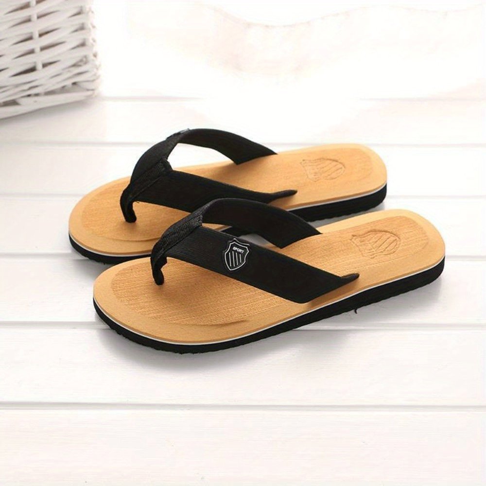 Men??s Trendy Lightweight Portable Flip Flops, Comfy Non Slip Casual EVA Thong Sandals For Men??s Outdoor Activities - Image 8