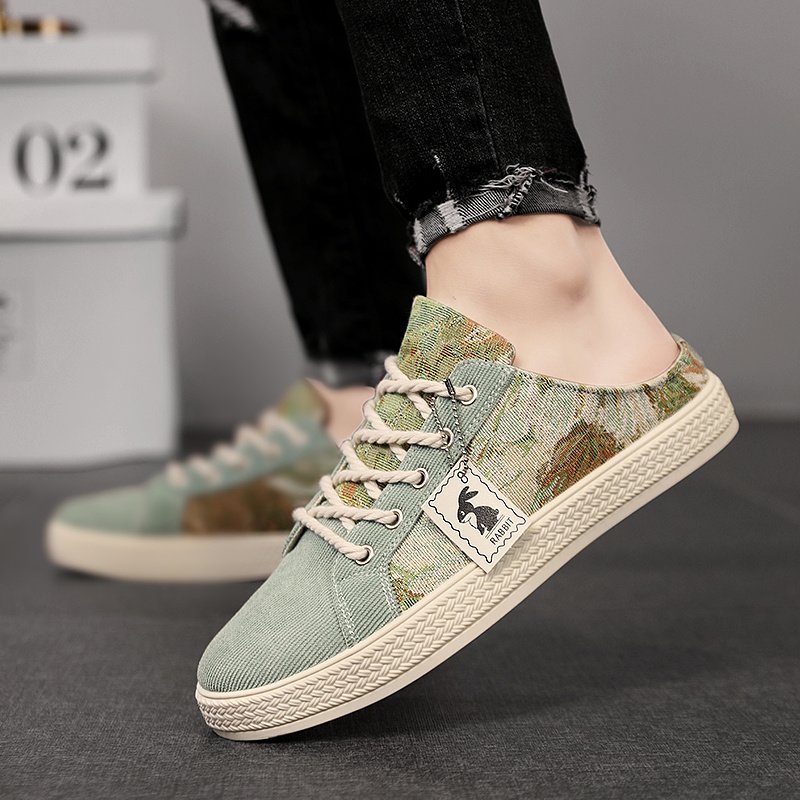 Men??s Trendy Hollow Out Breathable Mule Shoes, Comfy Non Slip Casual Lace Up Durable Shoes, Men??s Footwear - Image 9