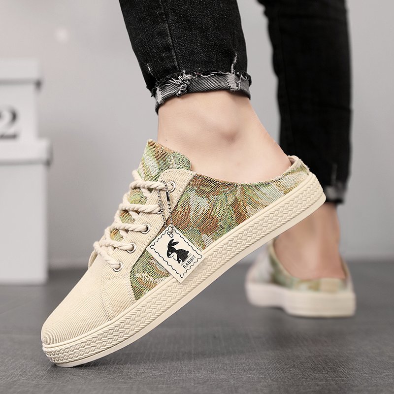 Men??s Trendy Hollow Out Breathable Mule Shoes, Comfy Non Slip Casual Lace Up Durable Shoes, Men??s Footwear - Image 8