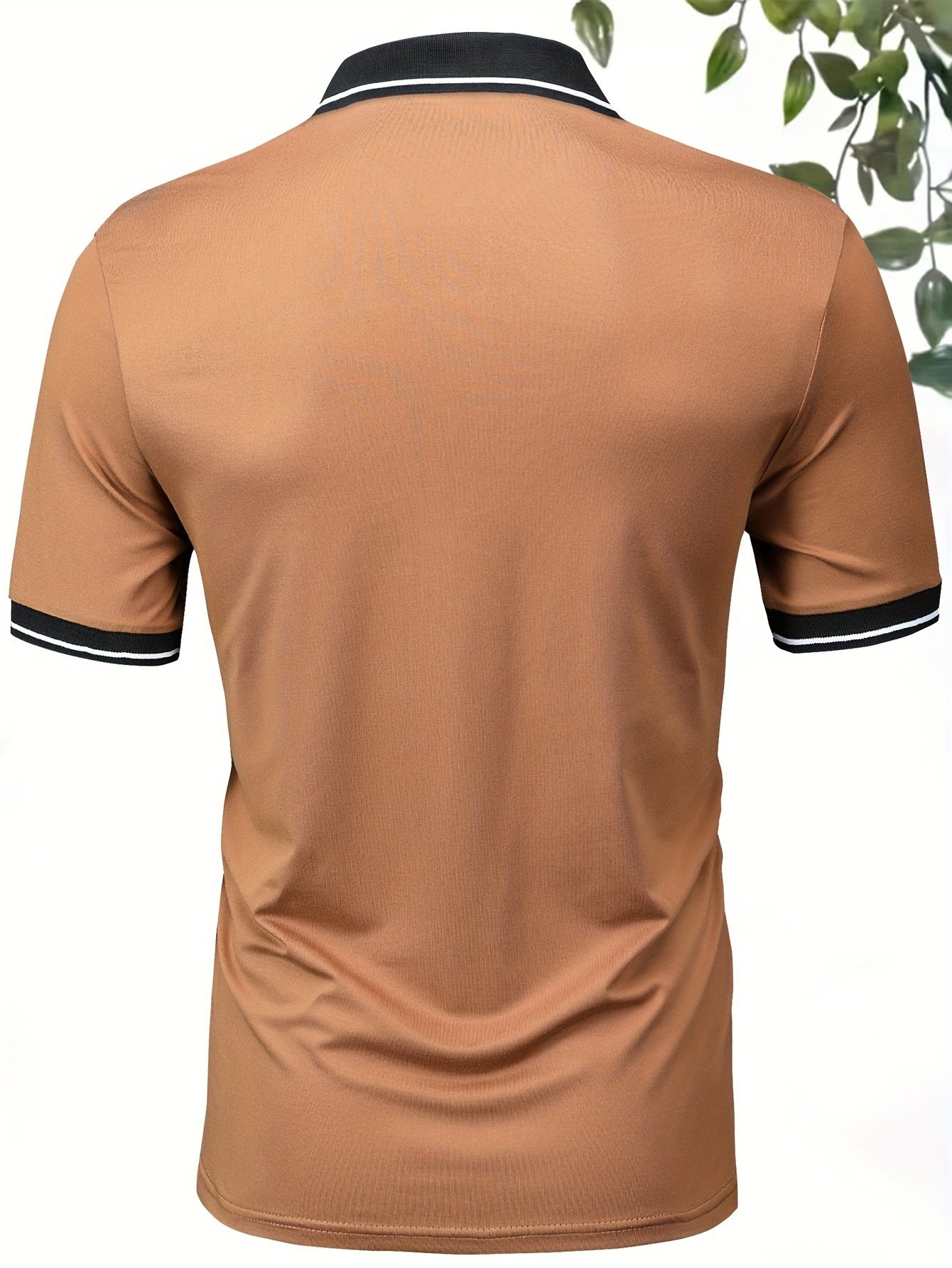 3Pcs Breathable Regular Fit Golf Shirt, Men??s Casual V-Neck T-Shirt Short Sleeve For Summer, Men??s Clothing - Image 11