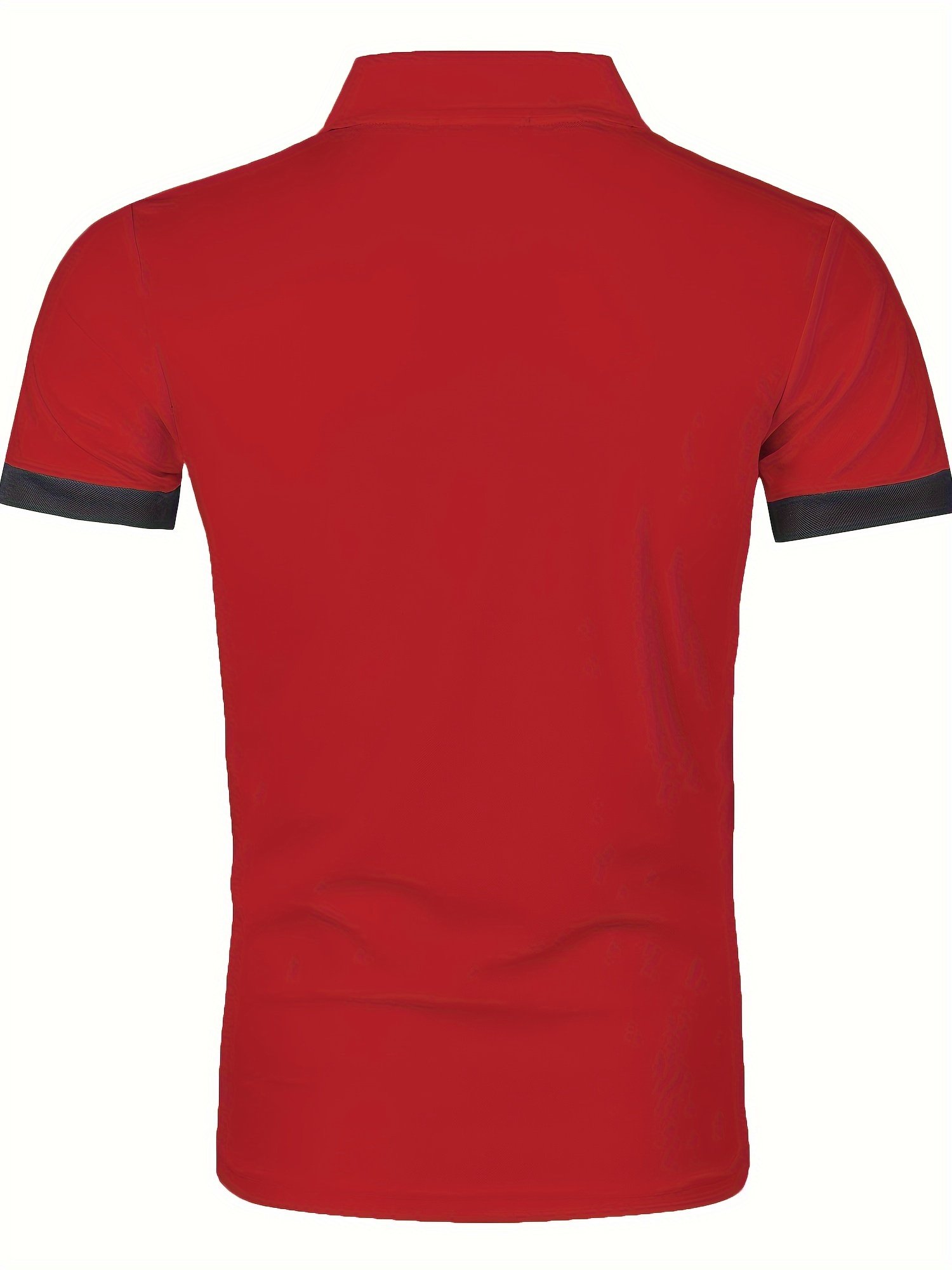 Breathable Regular Fit Golf Shirt, Men??s Casual V-Neck T-Shirt Short Sleeve For Summer, Men??s Clothing - Image 24