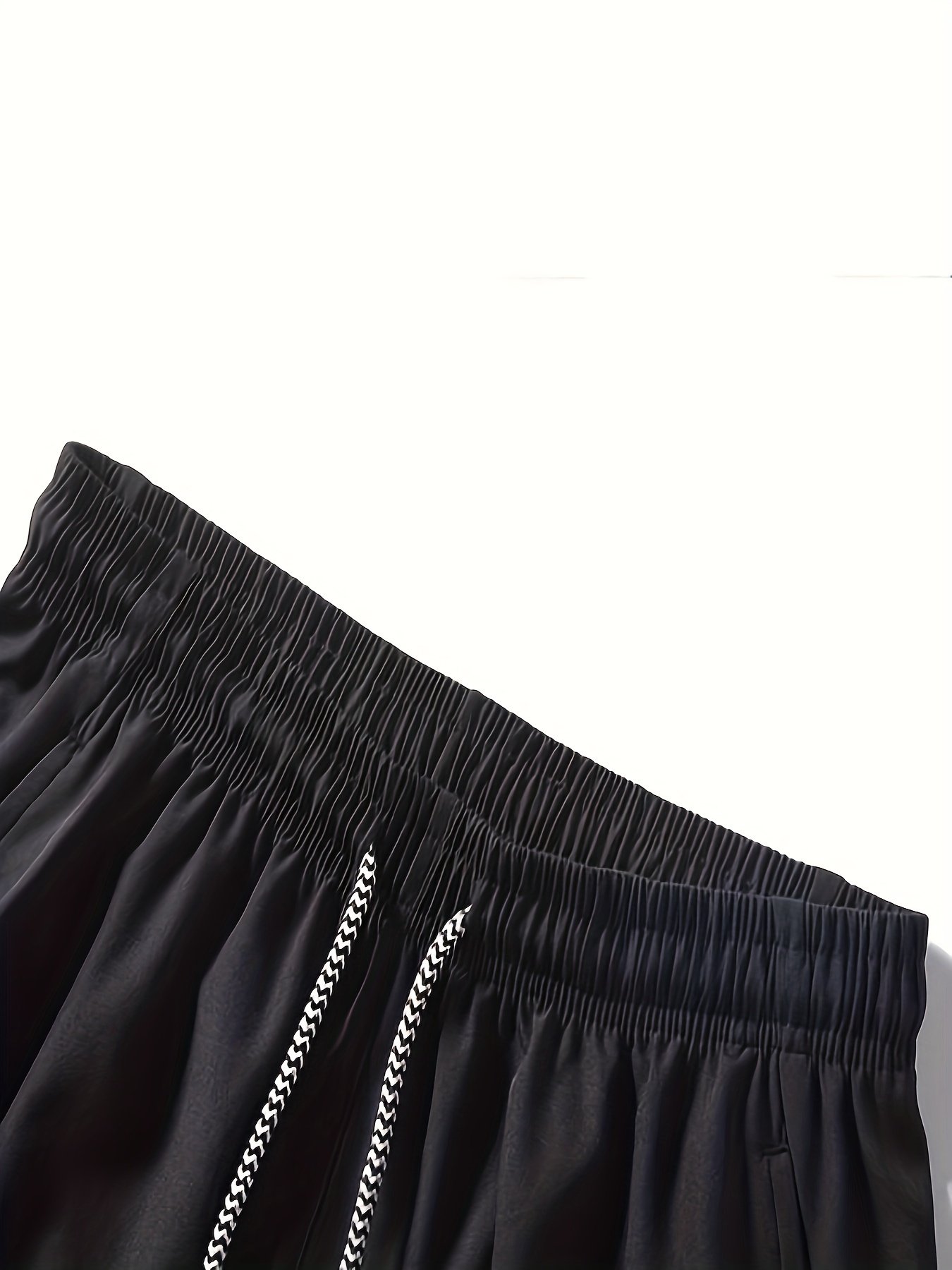 Men??s Solid Color Leisure Shorts With Zippered Pockets, Summer Fashion Drawstring Sports Shorts For Fitness And Outdoors Wear - Image 9