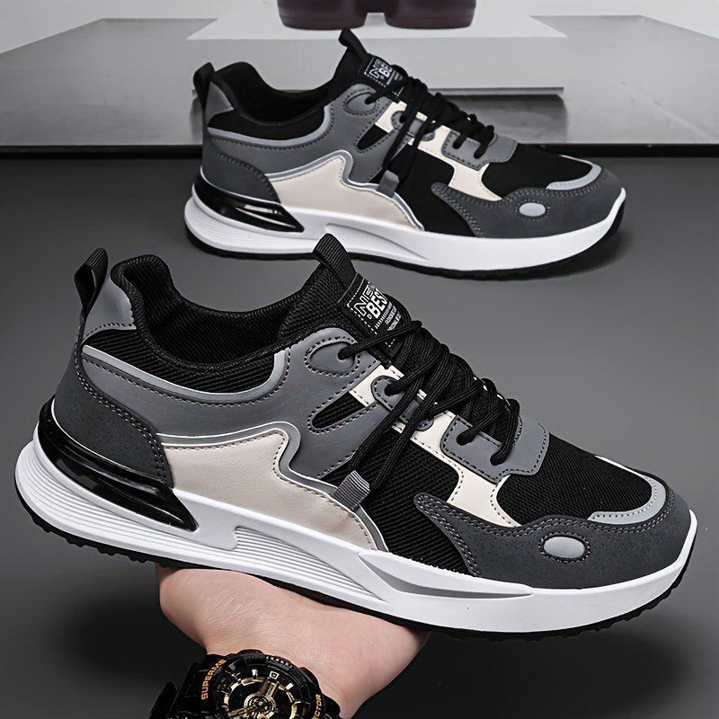 Men??s Vintage Old School Style Running Shoes, Comfy Non Slip Soft Sole Durable Sneakers For Men??s Outdoor Activities - Image 2