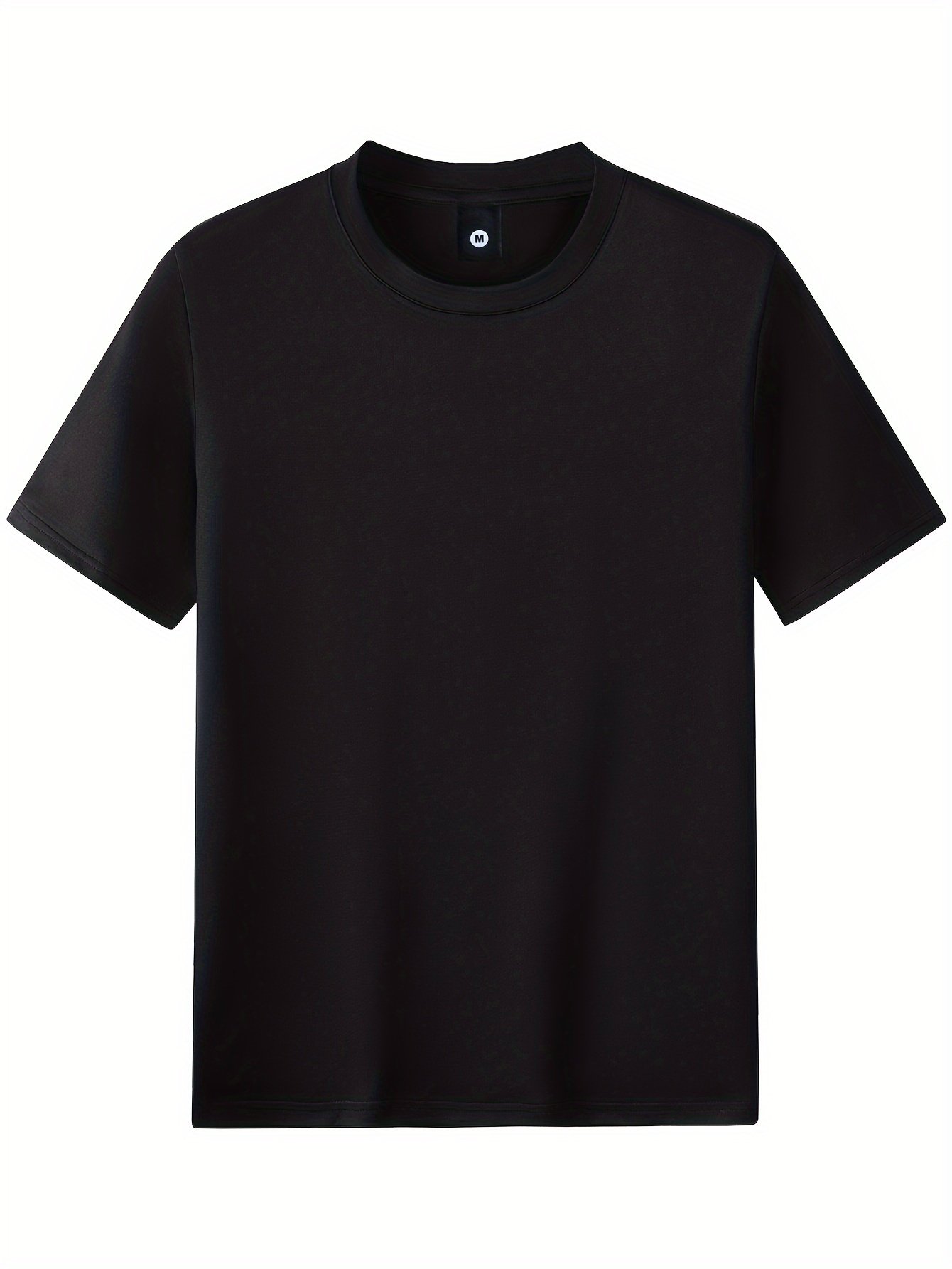 Men??s Fashion 5pcs Sports T-shirt, Casual Stretch Round Neck Tee Shirt For Summer - Image 5