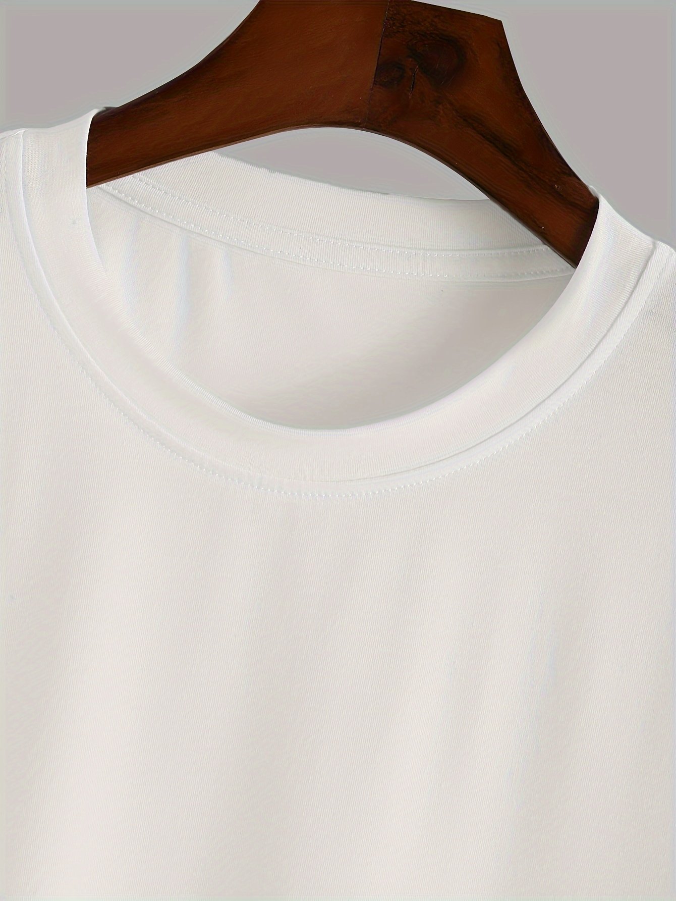 Men??s Los Angeles Print Short Sleeve T-Shirts, Comfy Casual Elastic Crew Neck Tops, Men??s Clothing - Image 12