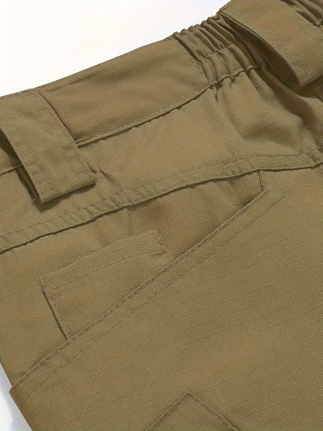 Men??s Urban Shorts Outdoor Waterproof Wear Resistant Cargo Shorts Quick Dry Multi Pocket Hiking Pants Without Belt - Image 9