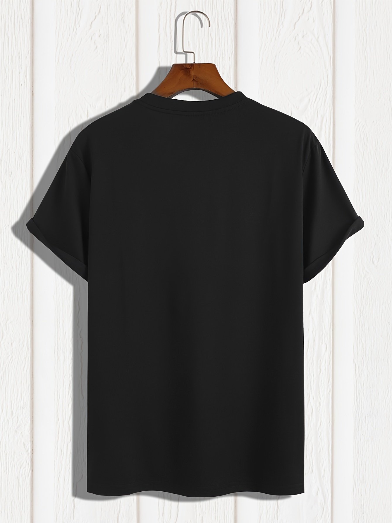Creative Letter Print, Men??s Graphic Design Crew Neck T-shirt, Casual Comfy Tees For Summer, Men??s Clothing Tops For Daily Gym Workout Running - Image 6