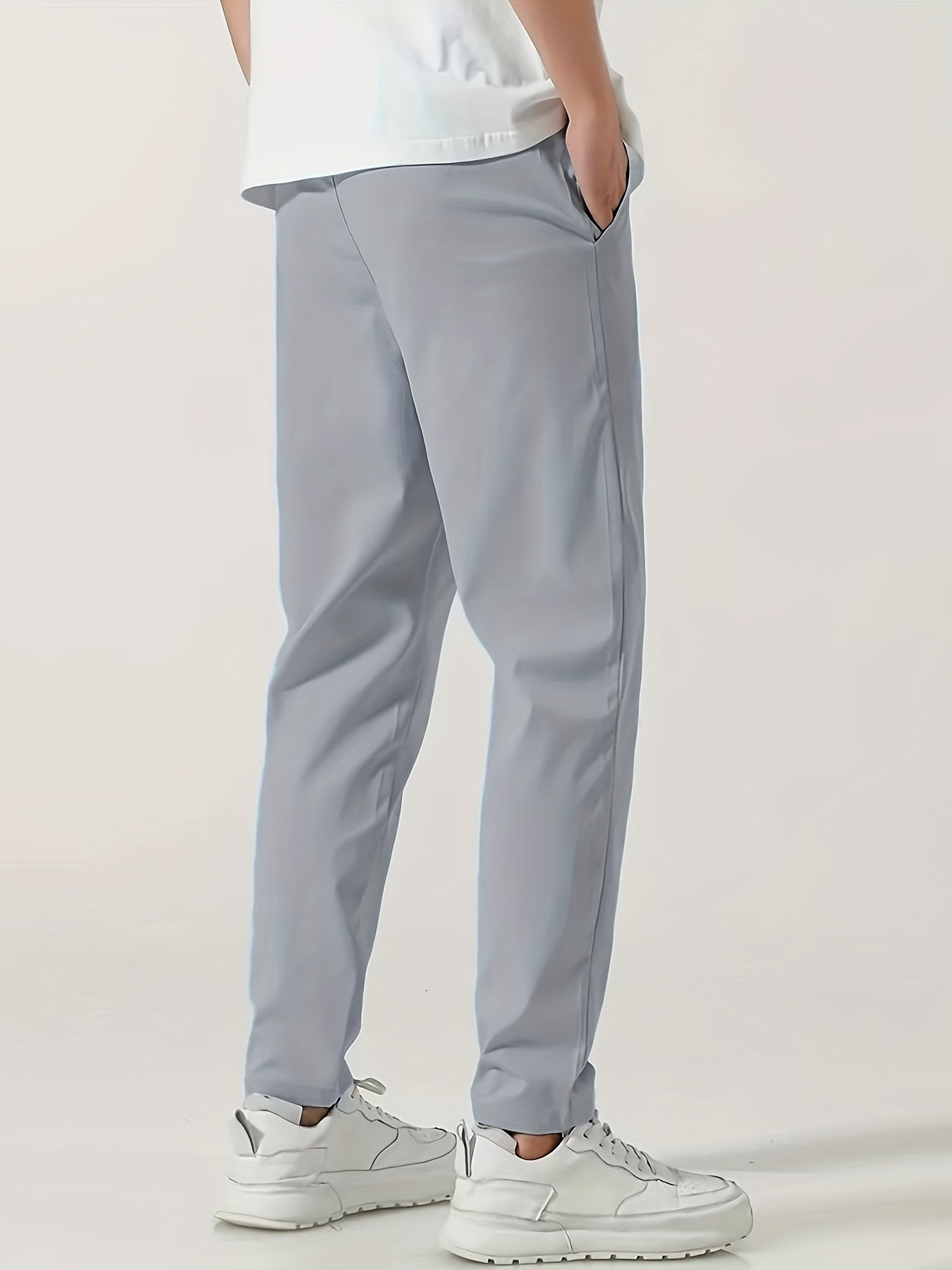 Men??s Casual Waist Drawstring Joggers, Chic Stretch Sports Pants - Image 8