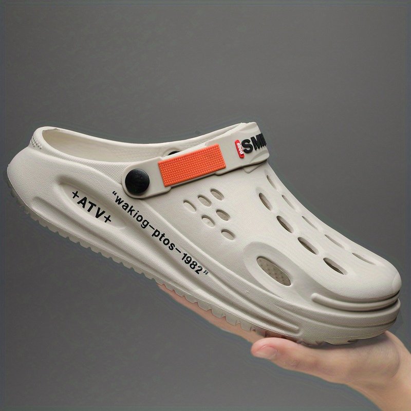 Men??s Clogs, Slip-on Closed Toe Sandals, Soft Sole Walking Shoes, Outdoor Garden Shoe Beach Sandals - Image 5