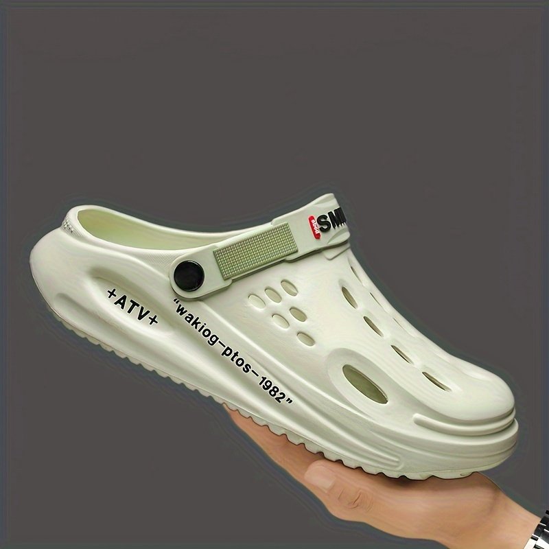 Men??s Clogs, Slip-on Closed Toe Sandals, Soft Sole Walking Shoes, Outdoor Garden Shoe Beach Sandals - Image 9