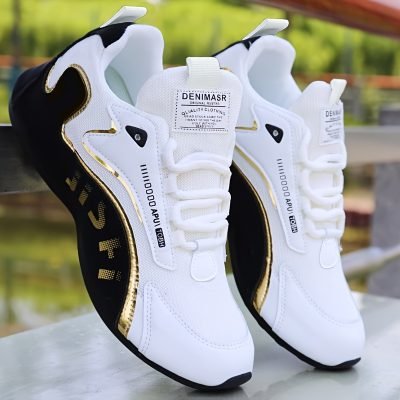 Men??s Trendy Sneakers, Comfy Non Slip Casual Soft Sole Shoes For Men??s Outdoor Activities
