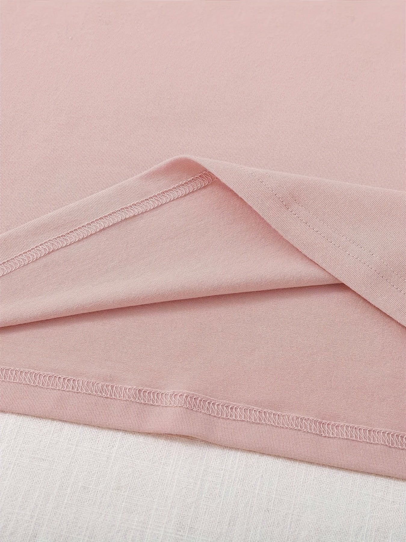 Letter Print T-shirt, Casual Short Sleeve Crew Neck Top For Spring & Summer, Women??s Clothing - Image 5