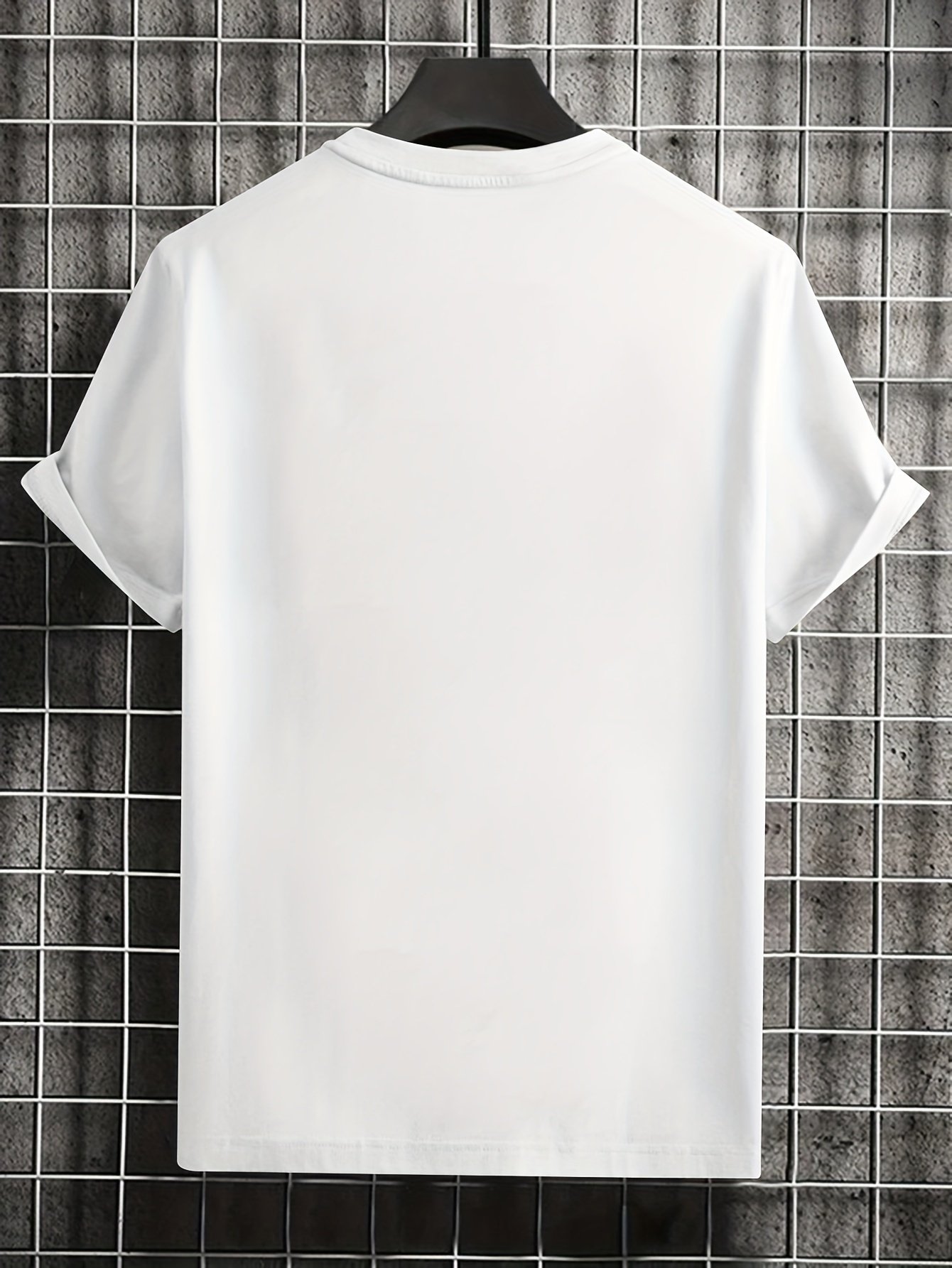 Letter Print Men??s Creative Top, Casual Short Sleeve Crew Neck T-shirt, Men??s Clothing For Summer Outdoor - Image 10
