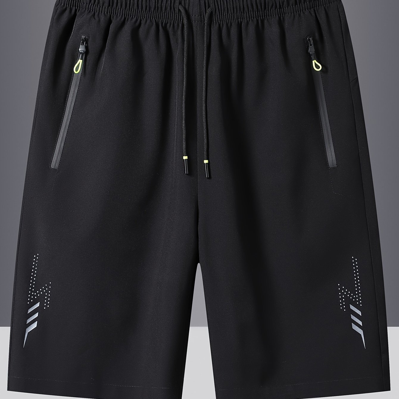 Men??s Quick-Dry Waterproof Sports Running Shorts, Casual Beachwear With Zip Pockets ?C Breathable Outdoor Workout Shorts - Image 4