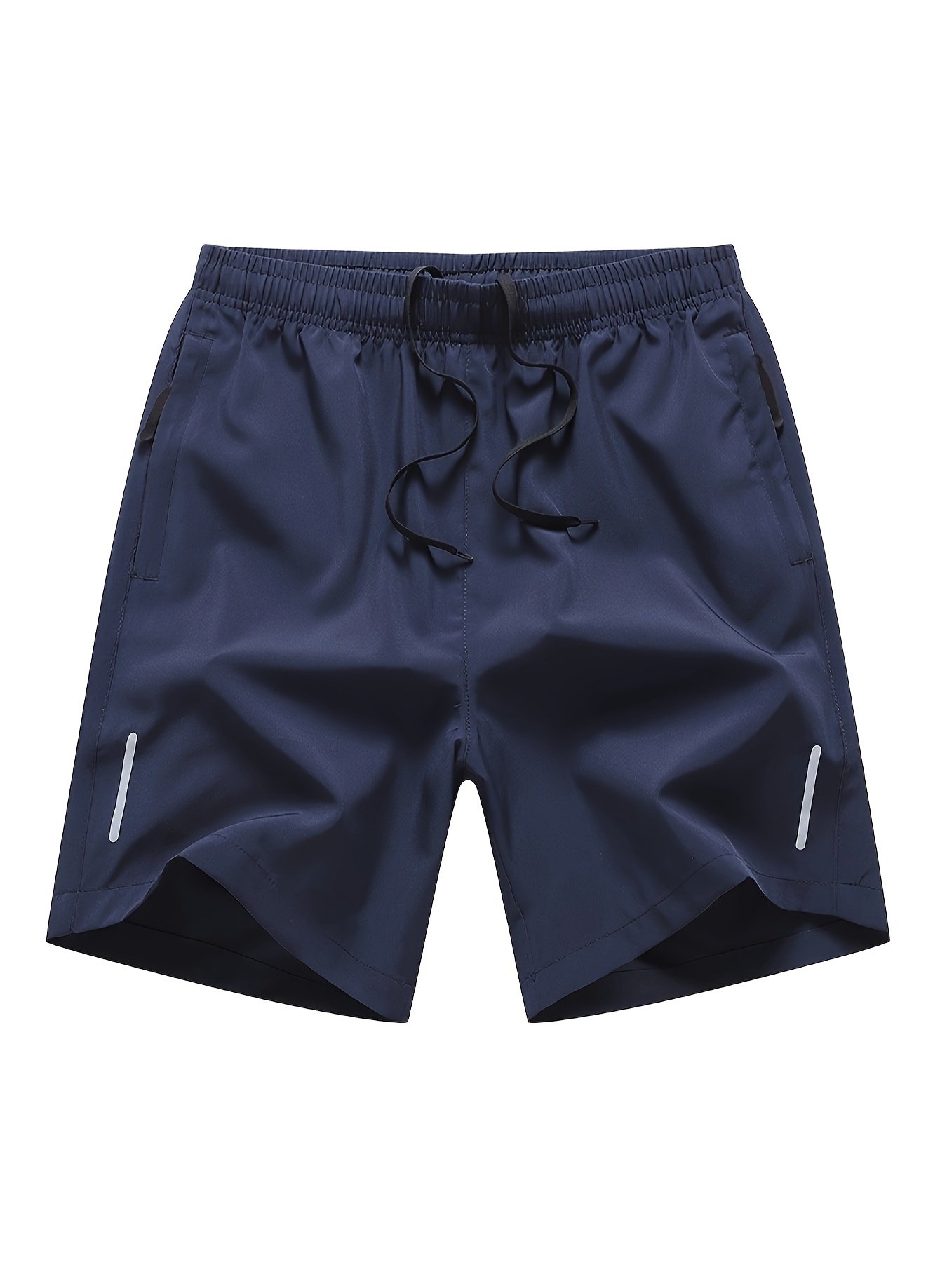 3pcs Men??s Solid Fashion Active Shorts, Drawstring Shorts With Zipper Pockets For Summer Training, Summer Daily - Image 7