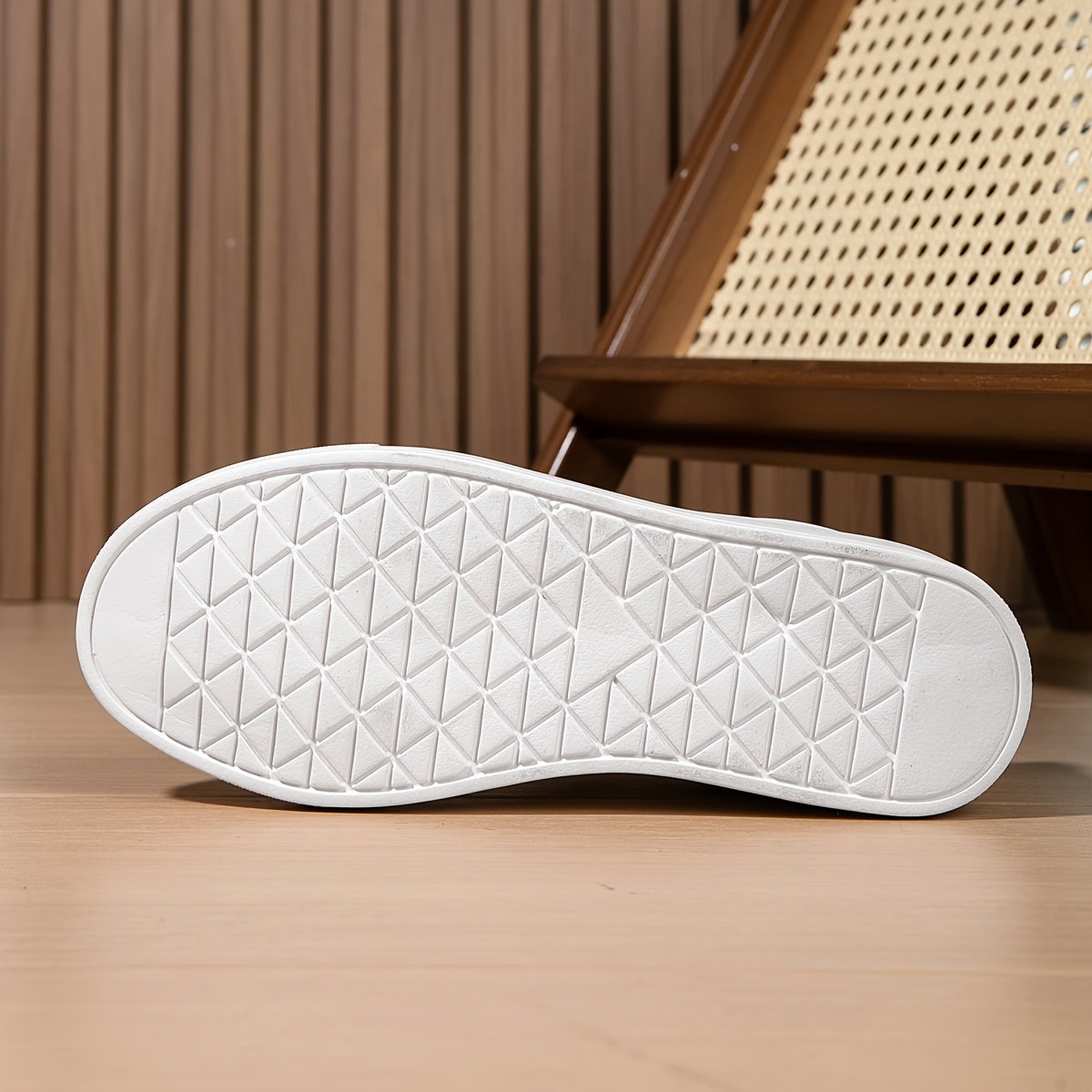 Men??s Sneakers, Solid Trendy Comfy Walking Skate Shoes, For Outdoor Walking, All Seasons - Image 11