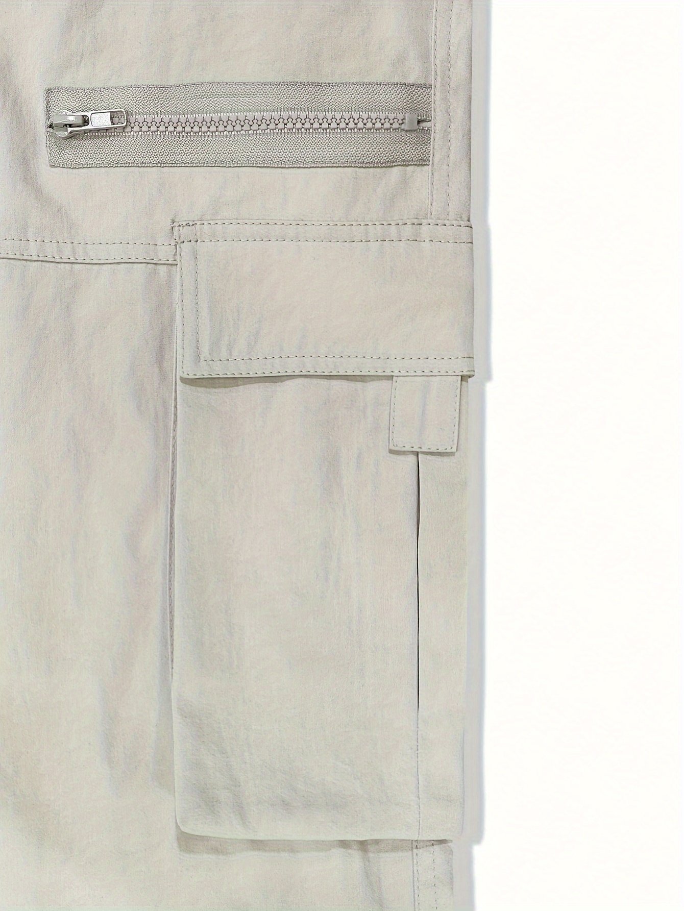 Men??s Casual Drawstring Pants With Stylish Flap Pockets And Multi-Pocket Design, Comfortable And Fashionable ?C Perfect For Outdoor Activities, Relaxed Fit Style - Image 13