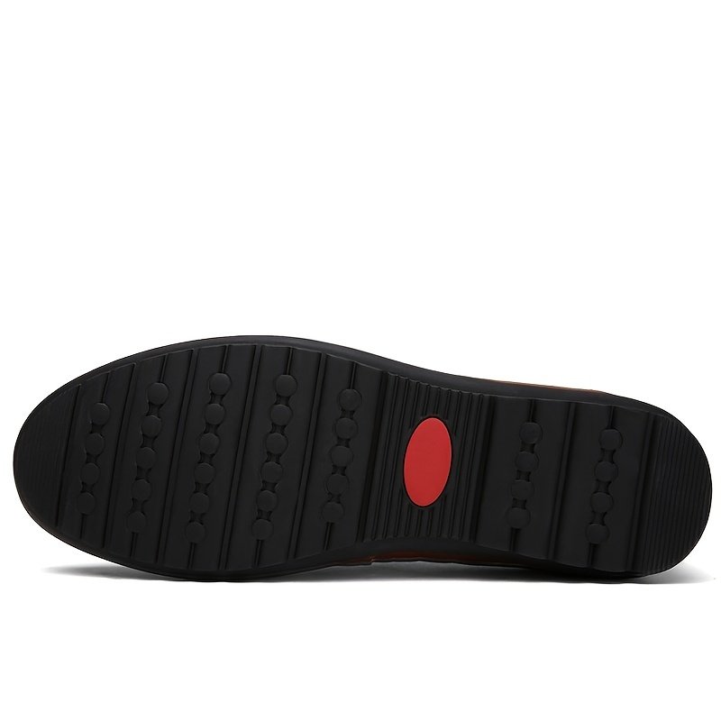 CLOHOO Men??s Handmade Comfortable Non Slip Loafers With Assorted Colors - Image 9