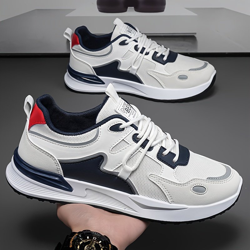Men??s Vintage Old School Style Running Shoes, Comfy Non Slip Soft Sole Durable Sneakers For Men??s Outdoor Activities - Image 3