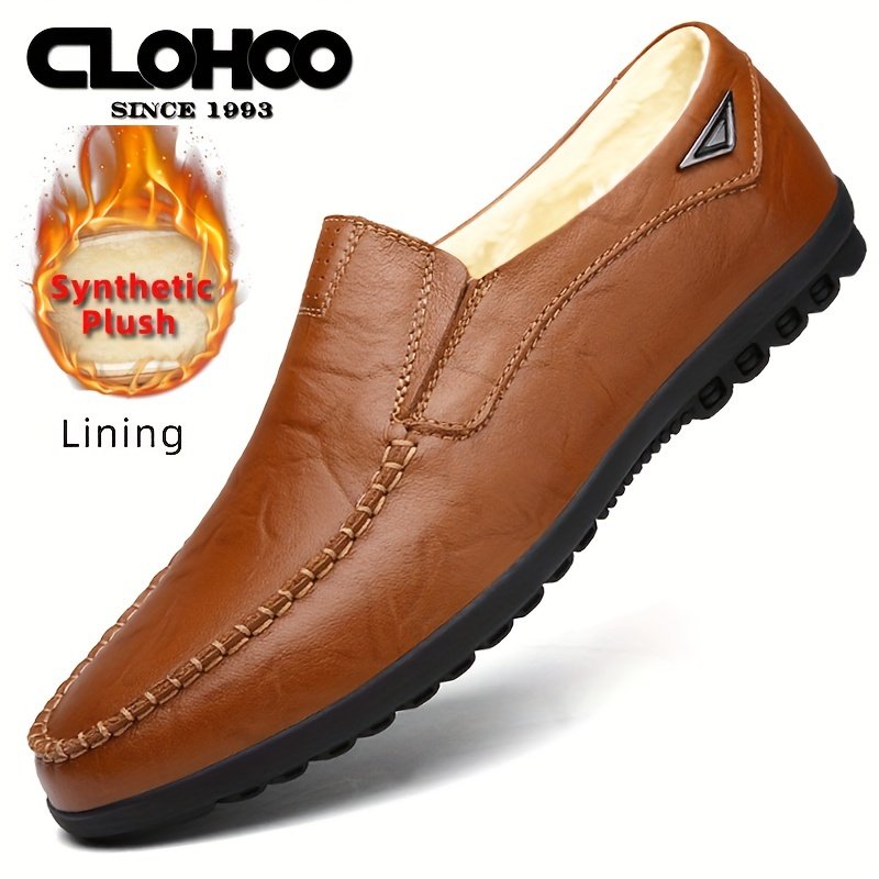 CLOHOO Men??s Handmade Comfortable Non Slip Loafers With Assorted Colors - Image 5