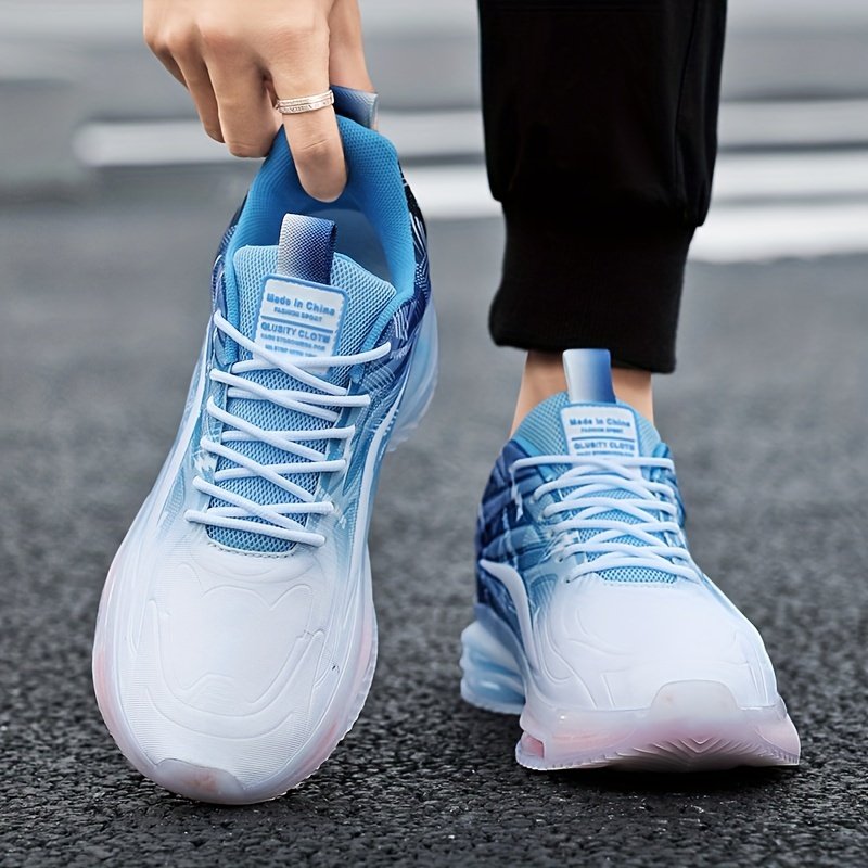 Men??s Trendy Street Style Running Shoes With Shock Absorbing, Comfy Non Slip Lace Up Durable Sneakers For Men??s Outdoor Activities - Image 8