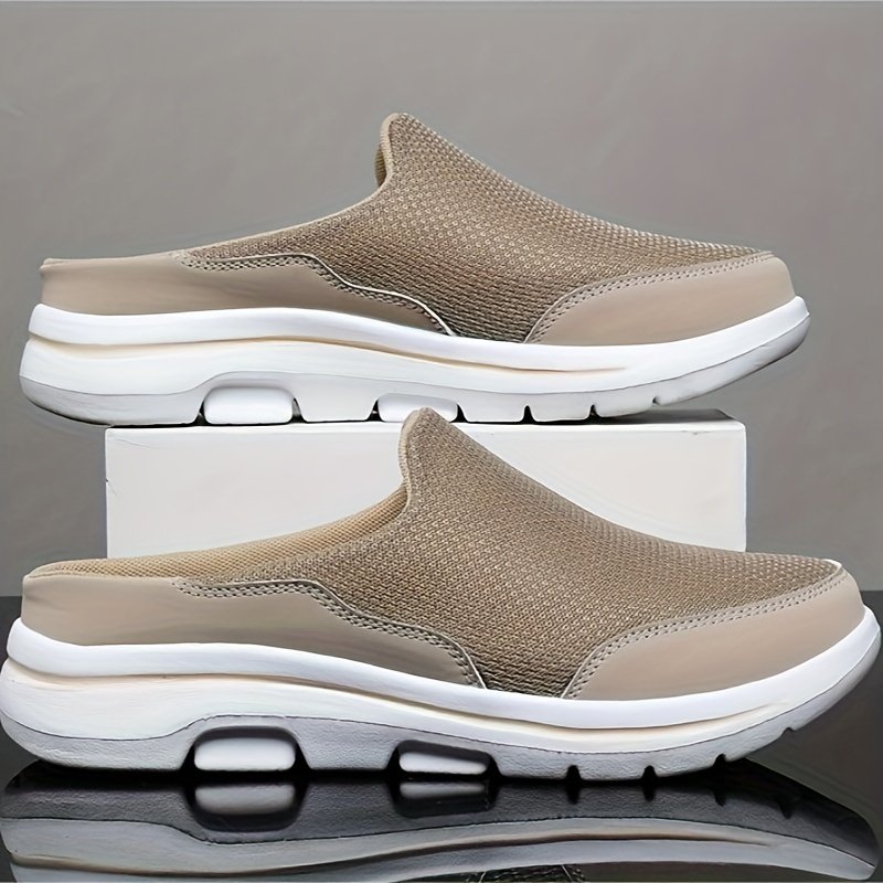 Men??s Slip-on Mules Half Sneakers, Casual Walking Shoes Outdoor, Backless Sneakers, Open Back Shoes - Image 7