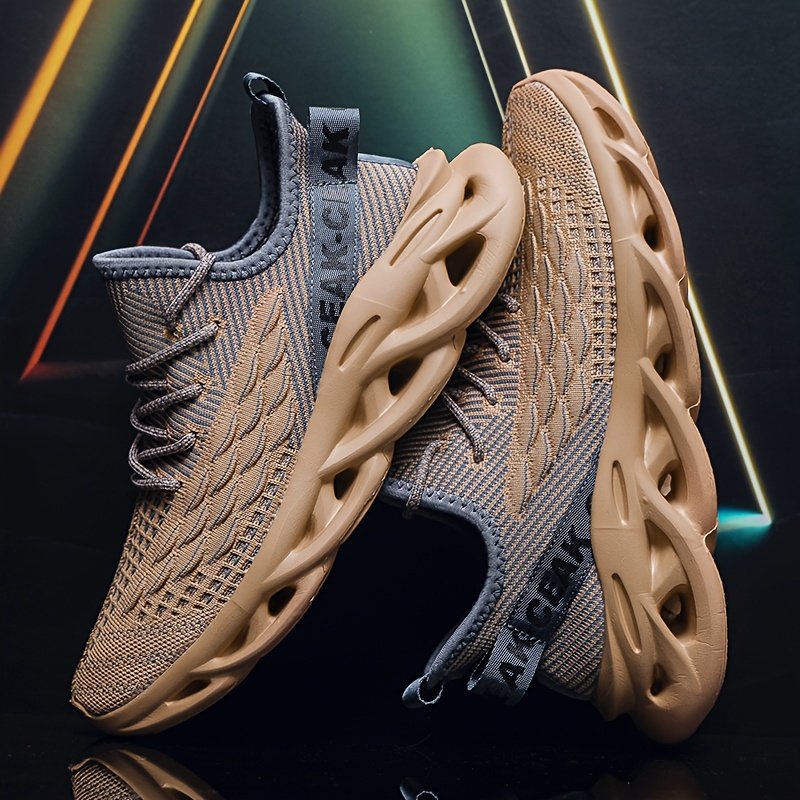 Men??s Blade Sneakers, Breathable Shock Absorption Running Shoes Lightweight Non-Slip Shoes For Jogging Tennis Gym, Walking Sneakers, Athletic Shoes - Image 7