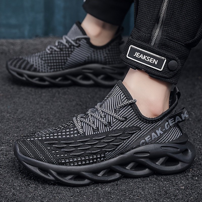 Men??s Blade Sneakers, Breathable Shock Absorption Running Shoes Lightweight Non-Slip Shoes For Jogging Tennis Gym, Walking Sneakers, Athletic Shoes - Image 11