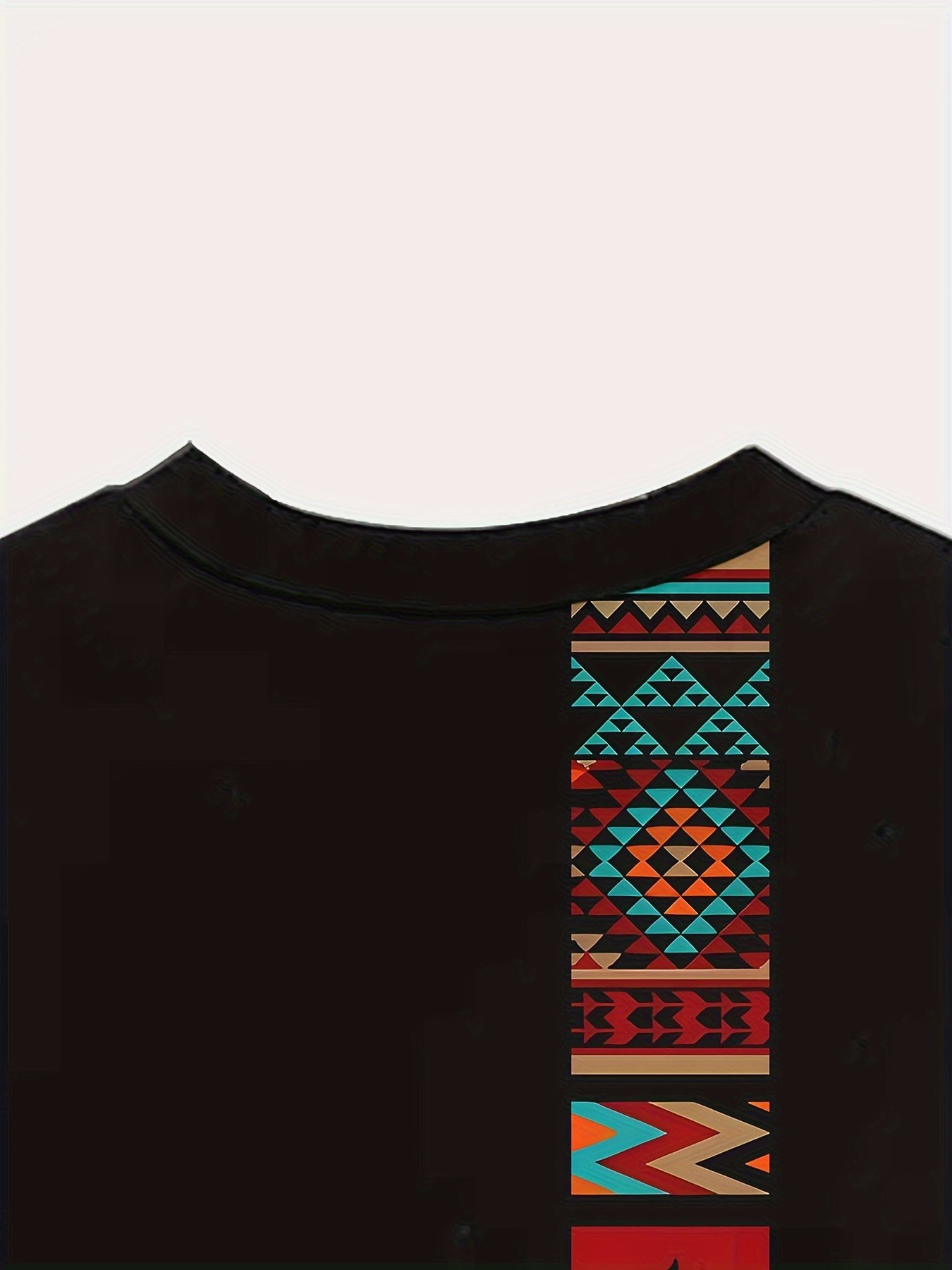 Men??s Ethnic Graphic Print T-shirt, Casual Short Sleeve Crew Neck Tee, Men??s Clothing For Summer Outdoor - Image 6