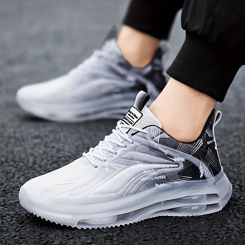 Men??s Trendy Street Style Running Shoes With Shock Absorbing, Comfy Non Slip Lace Up Durable Sneakers For Men??s Outdoor Activities - Image 7