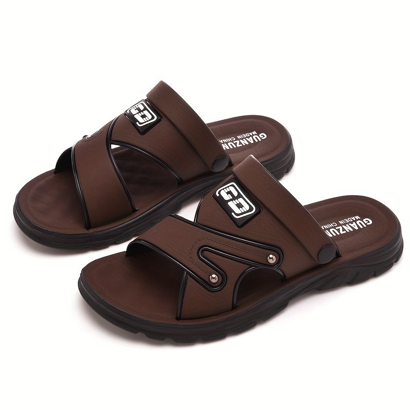 Men??s Alphabet Design Casual Dual-Purpose Sandals Slippers, Non-Slip Beach Shoes For Summer Outdoor - Image 2