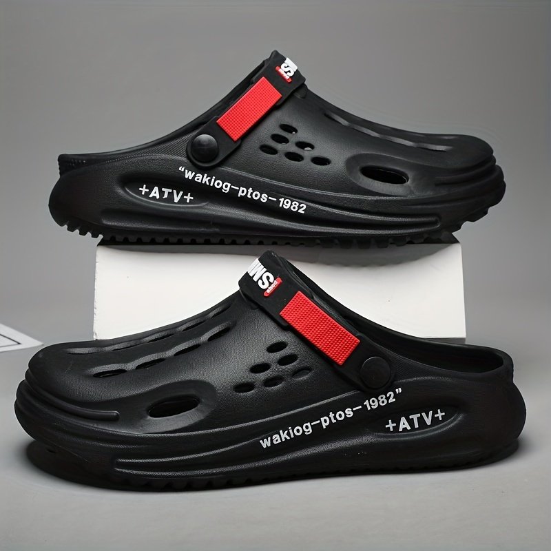 Men??s Clogs, Slip-on Closed Toe Sandals, Soft Sole Walking Shoes, Outdoor Garden Shoe Beach Sandals - Image 14