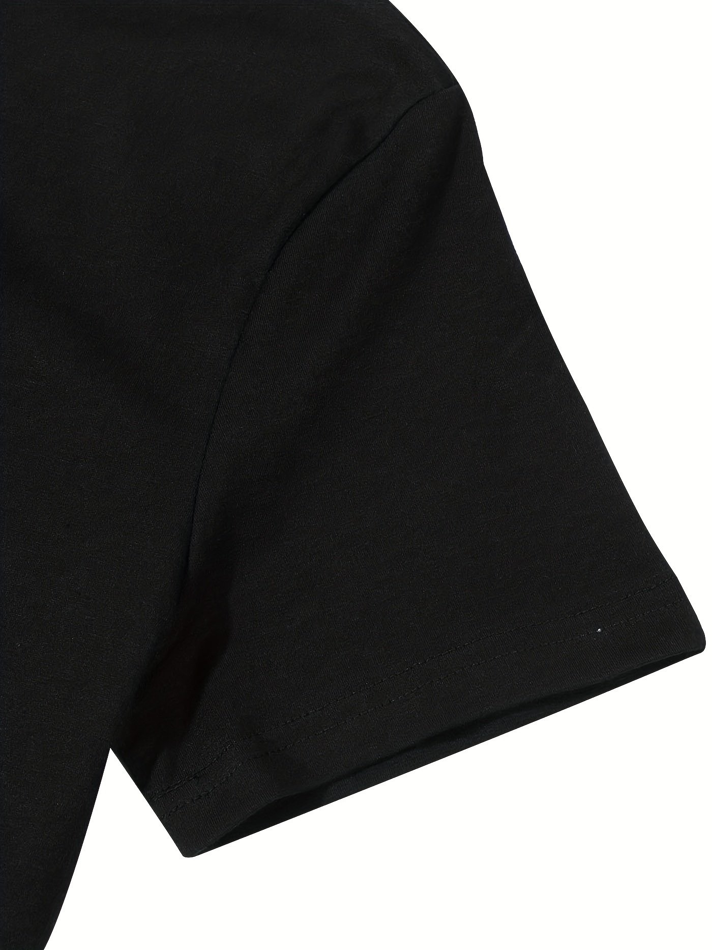Letter Print Crew Neck T-Shirt, Casual Short Sleeve T-Shirt For Spring & Summer, Women??s Clothing - Image 7