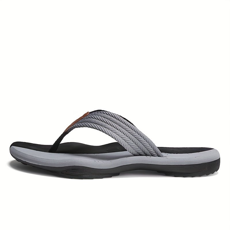 Men??s Trendy Outdoor Beach Slip On Strap Flip Flops, Casual Outdoor Slippers With Assorted Colors - Image 9