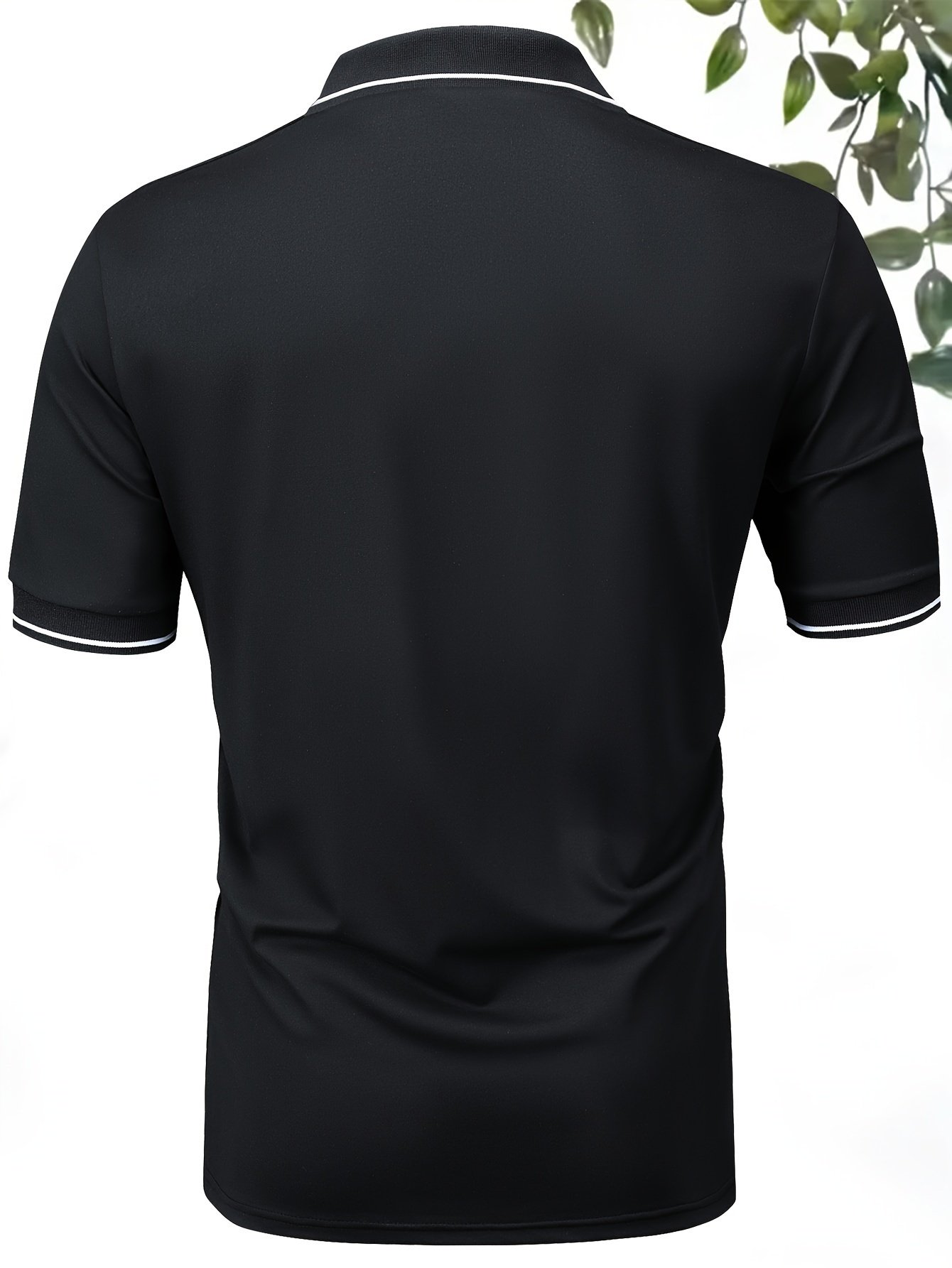 Men??s Trendy Color Block Short Sleeve Button Up Lapel Shirt For Summer Daily, Perfect For Golf & Tennis Outdoor Sports, Stylish Collared Top - Image 8