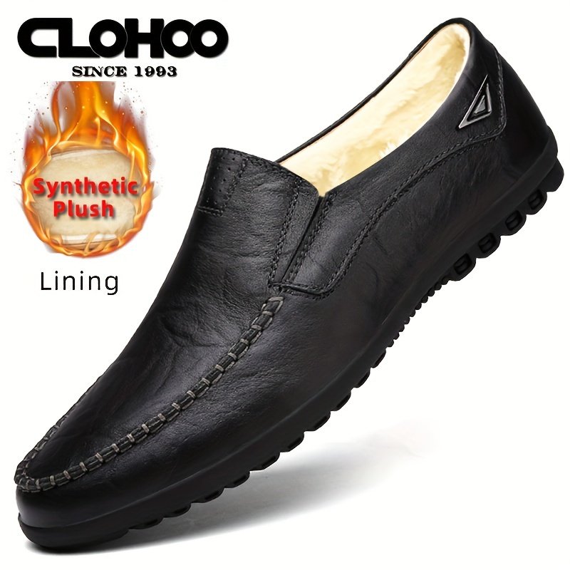 CLOHOO Men??s Handmade Comfortable Non Slip Loafers With Assorted Colors - Image 4