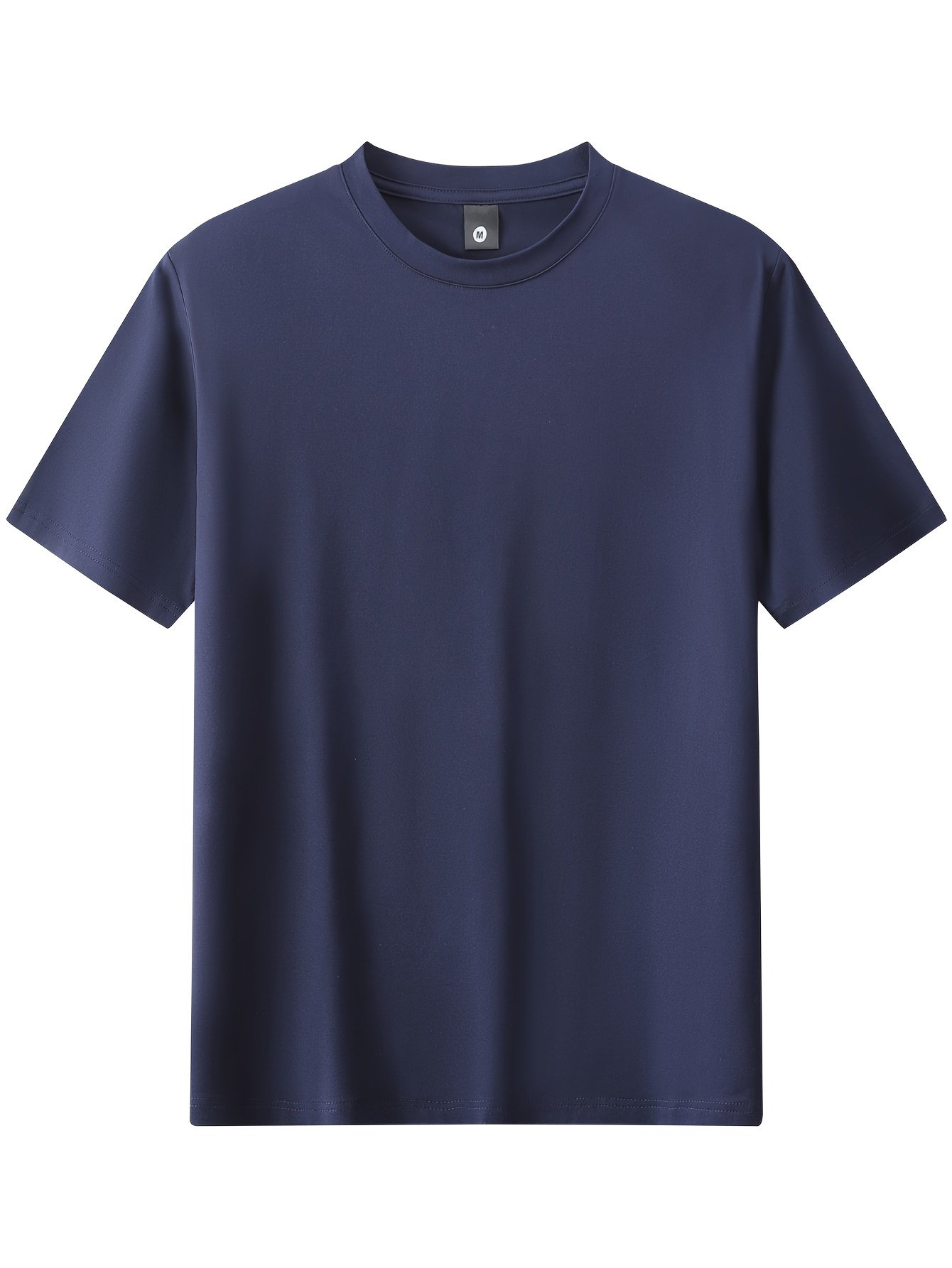 Men??s Fashion 5pcs Sports T-shirt, Casual Stretch Round Neck Tee Shirt For Summer - Image 8