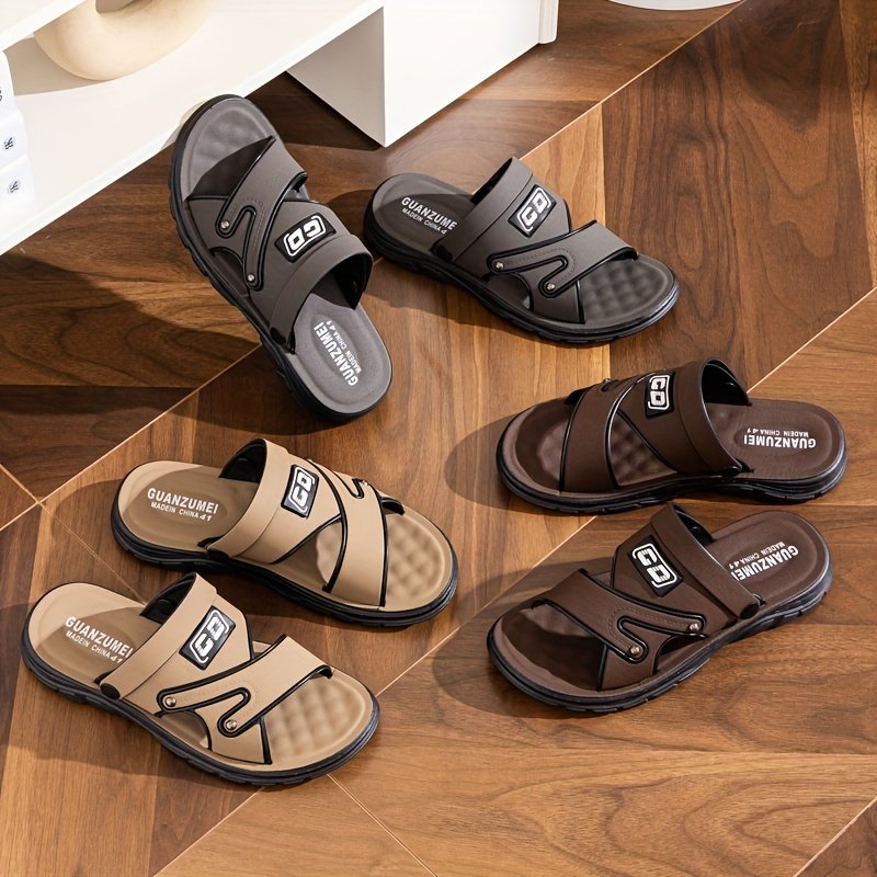 Men??s Alphabet Design Casual Dual-Purpose Sandals Slippers, Non-Slip Beach Shoes For Summer Outdoor - Image 7