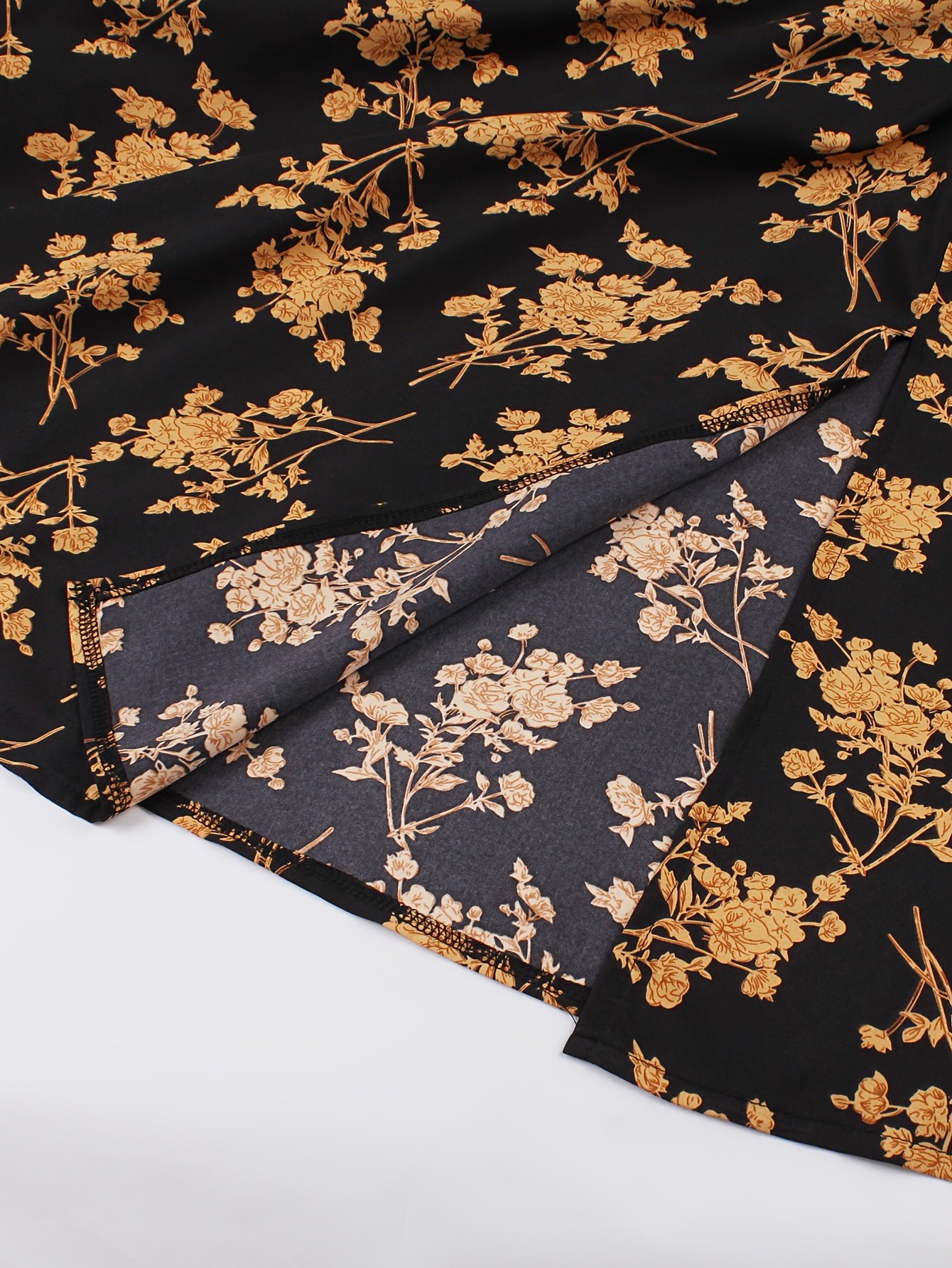 Floral Print Tie Shoulder Cami Dress, Elegant Sweetheart Neck Sleeveless Dress, Women??s Clothing - Image 6