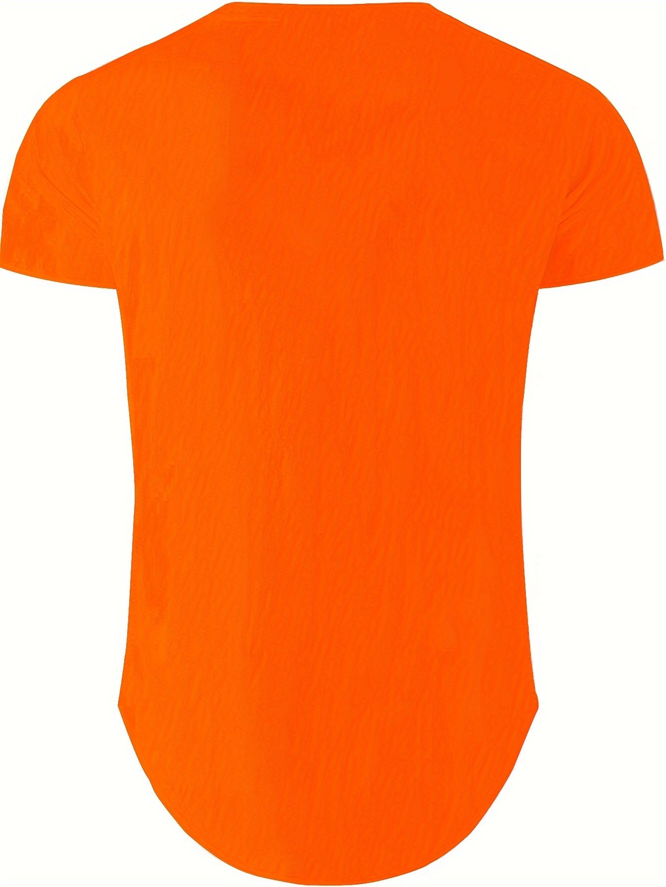 Solid Color Men??s Comfy V-Neck Medium Stretch T-shirt, Men??s Summer Clothes, Men??s Outfits - Image 17
