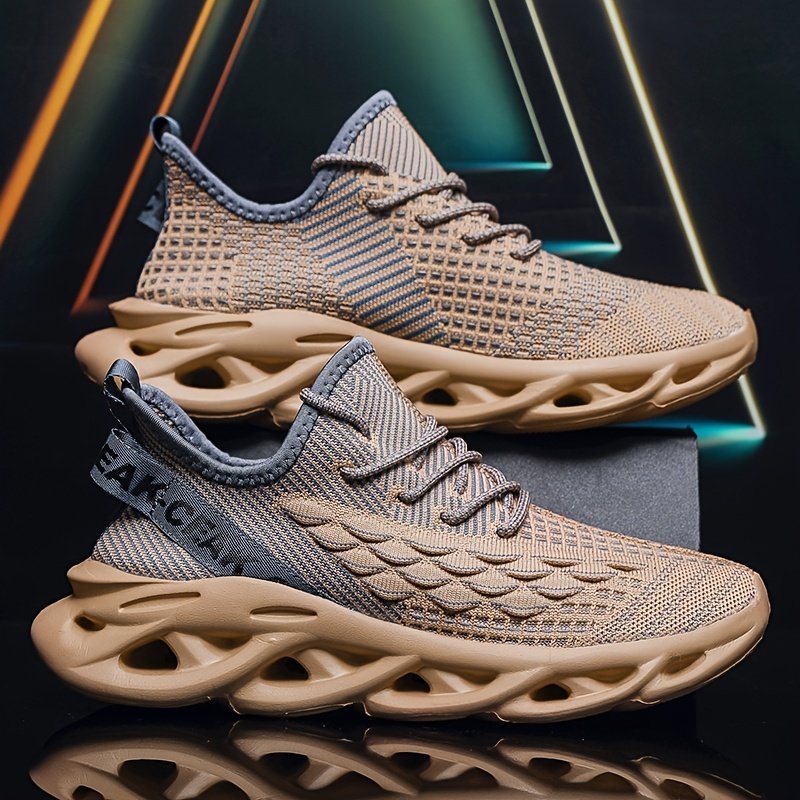Men??s Blade Sneakers, Breathable Shock Absorption Running Shoes Lightweight Non-Slip Shoes For Jogging Tennis Gym, Walking Sneakers, Athletic Shoes - Image 10